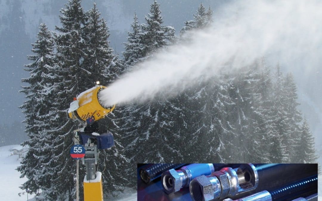 Flexibles canons à neige